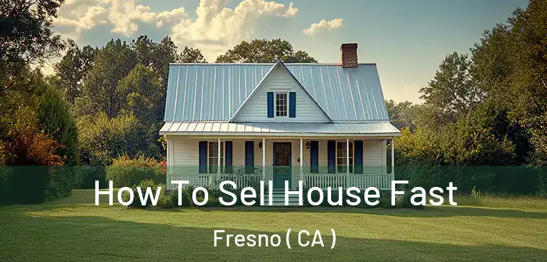  How To Sell House Fast Fresno ( CA )