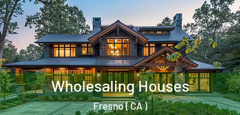  Wholesaling Houses Fresno ( CA )
